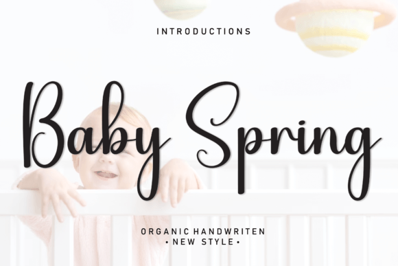Baby Spring: A Sweet Handwritten Font for Joyful Design