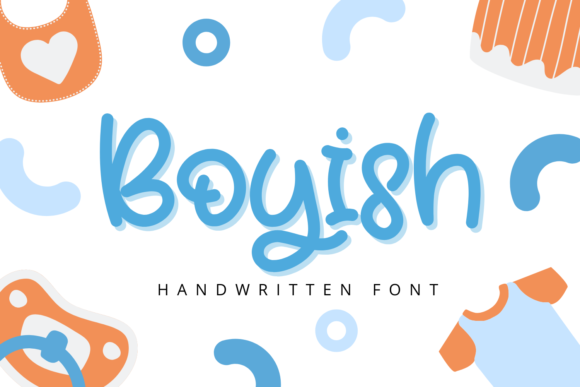 Boyish Font: A Quirky Handwritten Style for Playful Designs