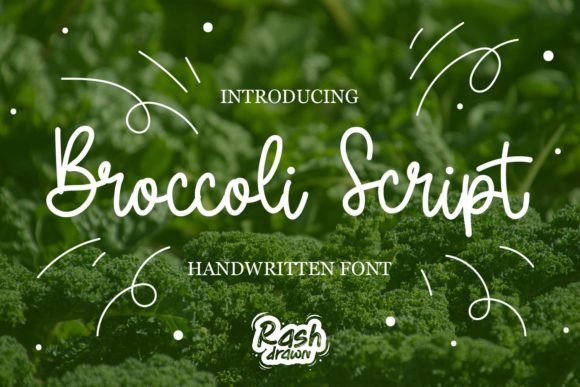 Broccoli Script: The Handwritten Font for Standout Designs