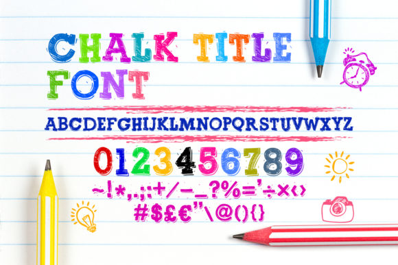 Chalk Title: The Handwritten Font for Authentic Design