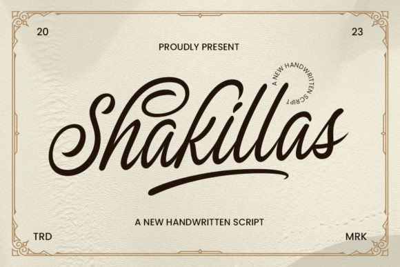Discover The Shakillas: A Font with Effortless Charm