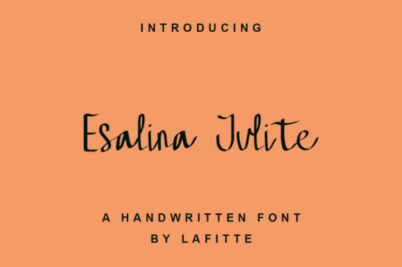 Esalina Julite: A Trendy Handwritten Font for Modern Design