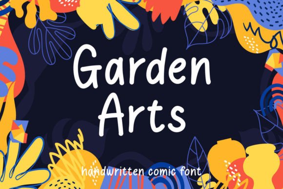 Garden Arts: A Minimalist Handwritten Font for Modern Design