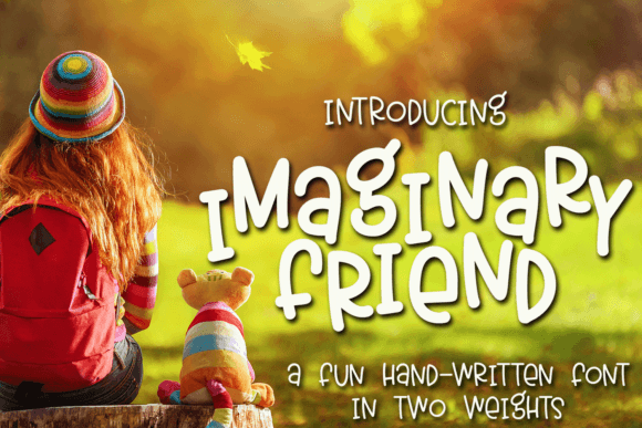 Imaginary Friend: A Handwritten Font for Creative Designs