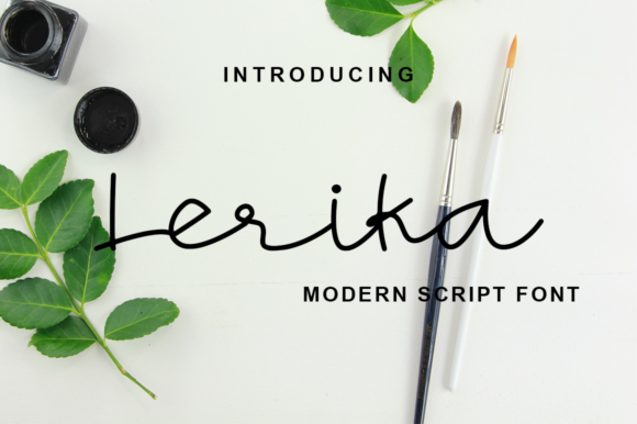 Lerika: A Modern Handwritten Font for Elegant Design