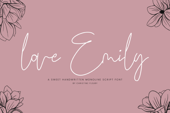 Love Emily: The Sweet Script Font for Chic Design Projects