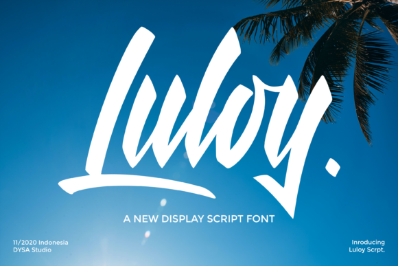 Luloy: The Brushed Handwritten Font for Authentic Design