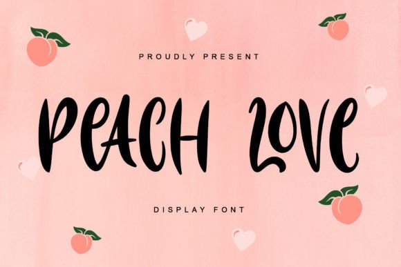 Peach Love: A Font for Friendly Visual Design