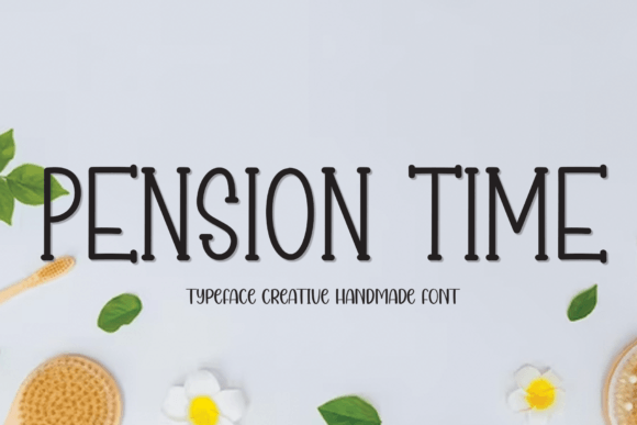 Pension Time: A Fresh Handwritten Font for Modern Design