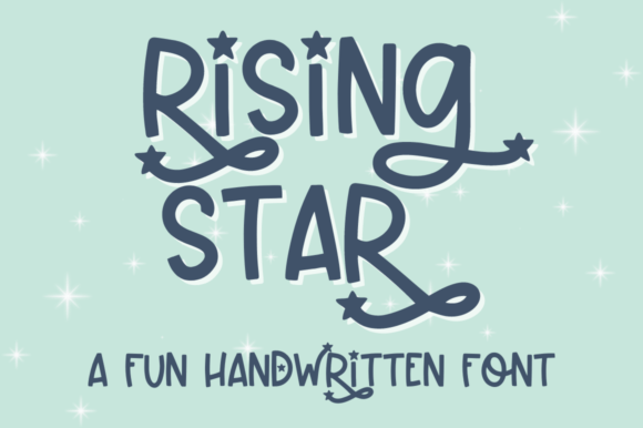 Rising Star: A Handwritten Font for Elegant Design