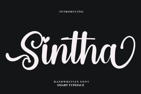 Sintha: The Enchanting Handwritten Font for Modern Design