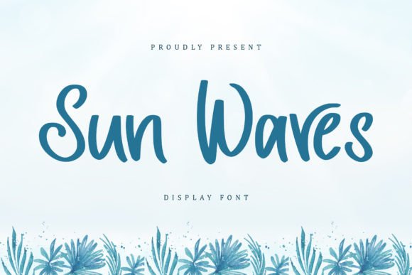 Sun Waves: A Whimsical Font for Playful Design