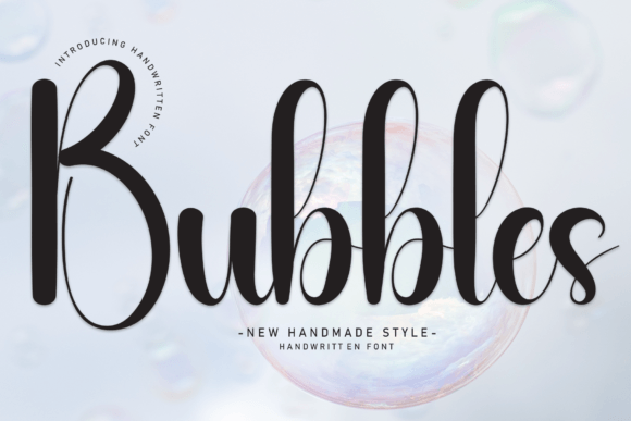 The Sweet and Friendly Bubbles Handwritten Font