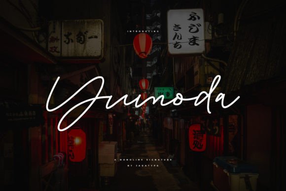 Yumoda: A Stylish Script Monoline for Modern Design